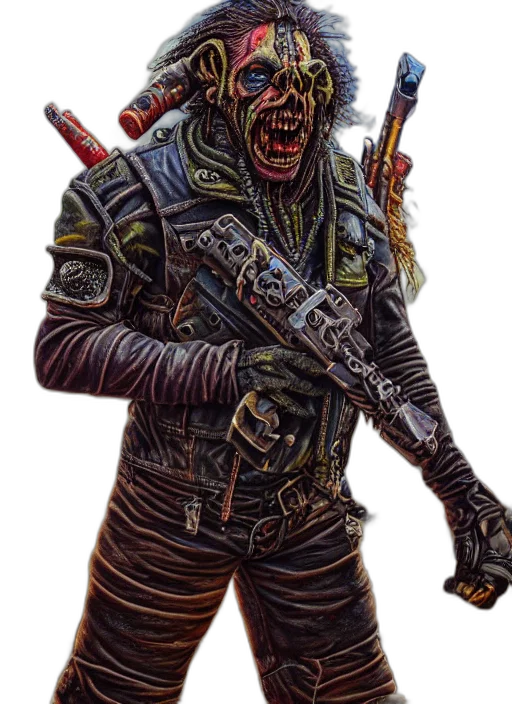 staff, weapon, jacket, creature transparent PNG cut-out