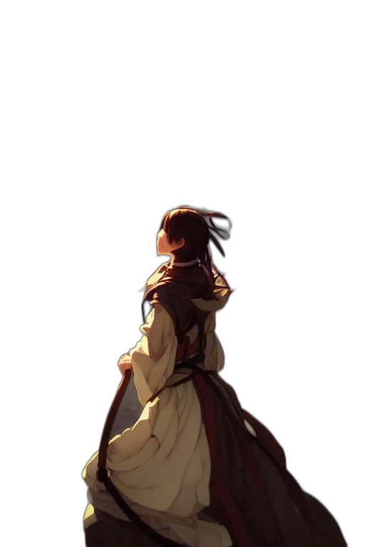 dress, sword, staff, weapon transparent PNG cut-out