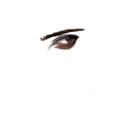 face, mask, hair, creature transparent PNG cut-out