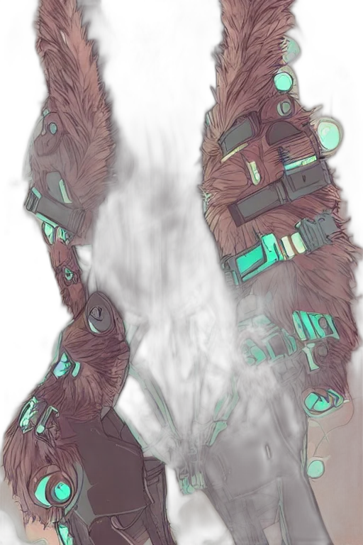 weapon, sword, creature, staff transparent PNG cut-out