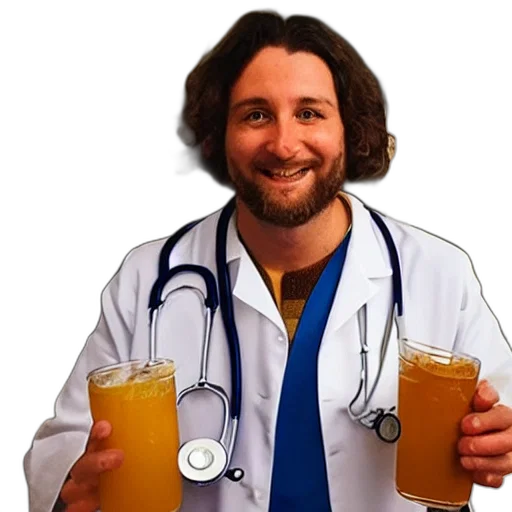 staff, food, robot, bottle transparent PNG cut-out