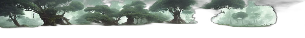 tree, dragon, sword, staff transparent PNG cut-out