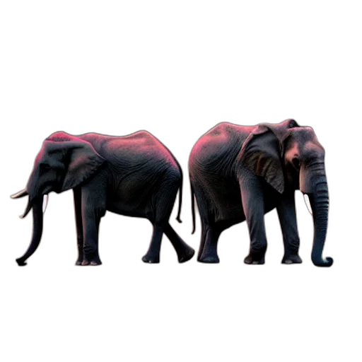 animal, creature, 3d render, concept art transparent PNG cut-out