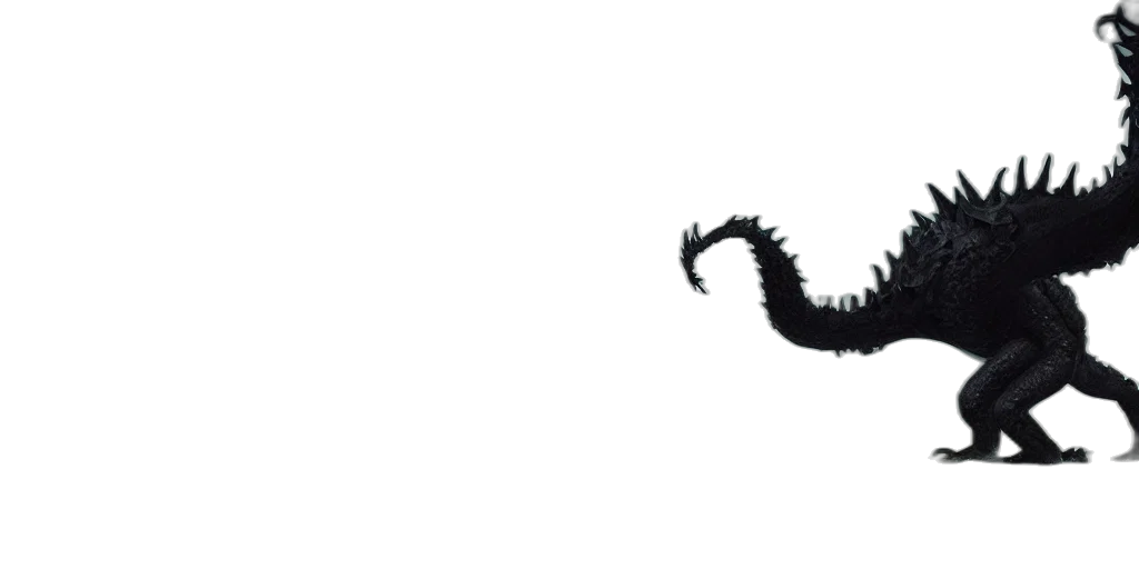 dragon, hair, creature, animal transparent PNG cut-out
