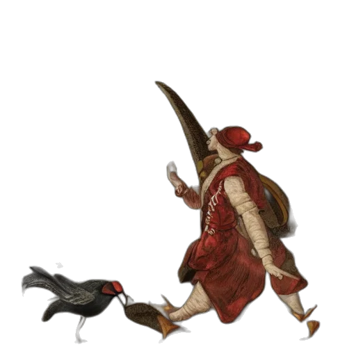 staff, hat, animal, weapon transparent PNG cut-out