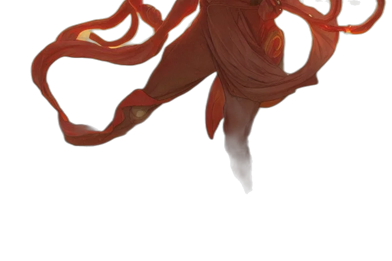 creature, dragon, staff, mask transparent PNG cut-out