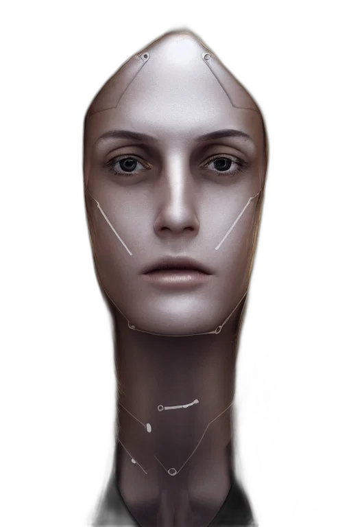 mask, face, robot, jewelry transparent PNG cut-out
