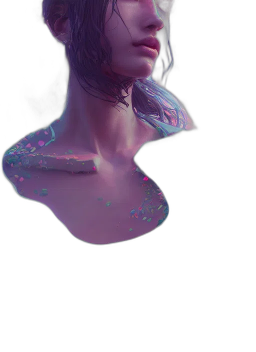 dress, face, crown, creature transparent PNG cut-out