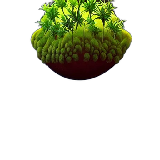 crown, hat, flower, tree transparent PNG cut-out