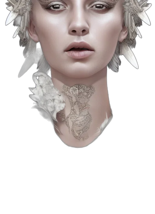 face, mask, crown, jewelry transparent PNG cut-out