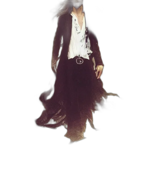 staff, dress, hair, concept art transparent PNG cut-out