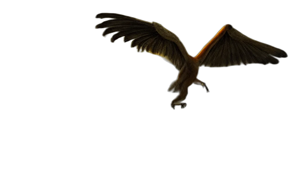 dragon, animal, creature, staff transparent PNG cut-out