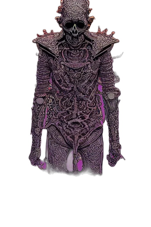 mask, jacket, staff, robot transparent PNG cut-out