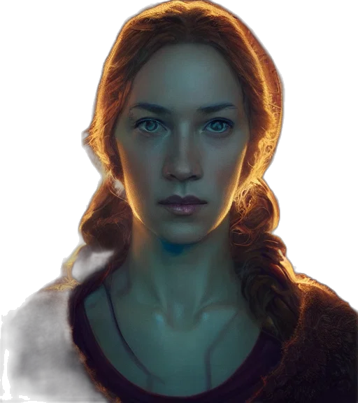 face, staff, dragon, jewelry transparent PNG cut-out