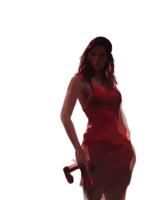 dress, weapon, staff, jewelry transparent PNG cut-out