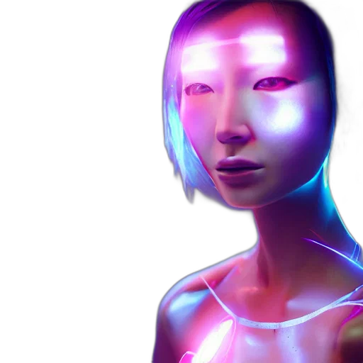 robot, face, mask, creature transparent PNG cut-out