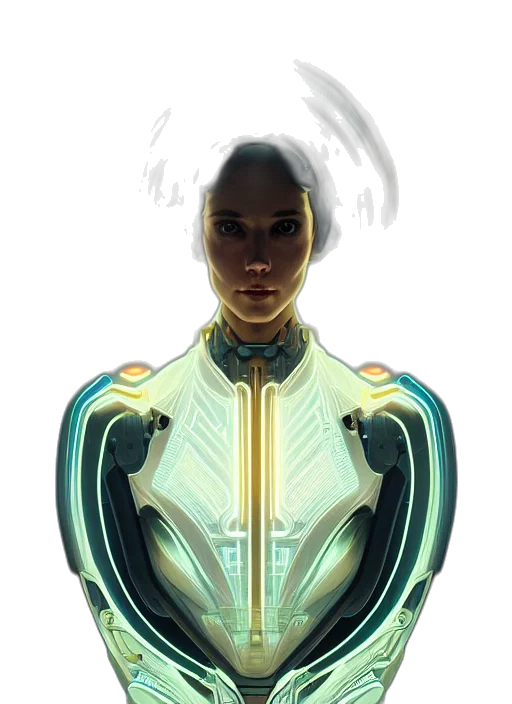 robot, jacket, face, mask transparent PNG cut-out