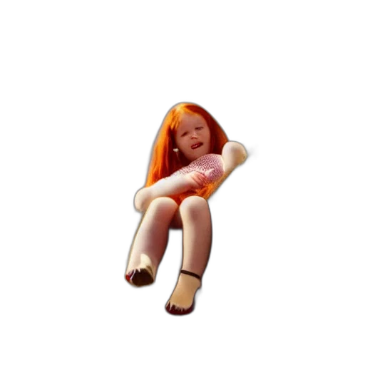 creature, hair, shoes, dress transparent PNG cut-out