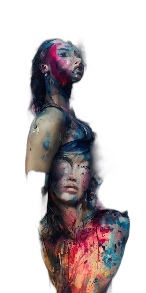 face, dress, mask, creature transparent PNG cut-out