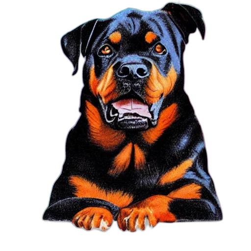 animal, face, photorealistic, oil painting transparent PNG cut-out