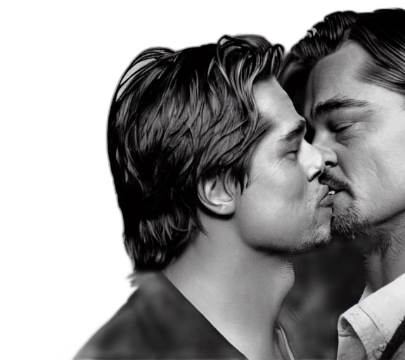 photorealistic, photograph, brad, pitt transparent PNG cut-out