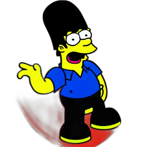 hat, staff, cartoon, 3d render transparent PNG cut-out