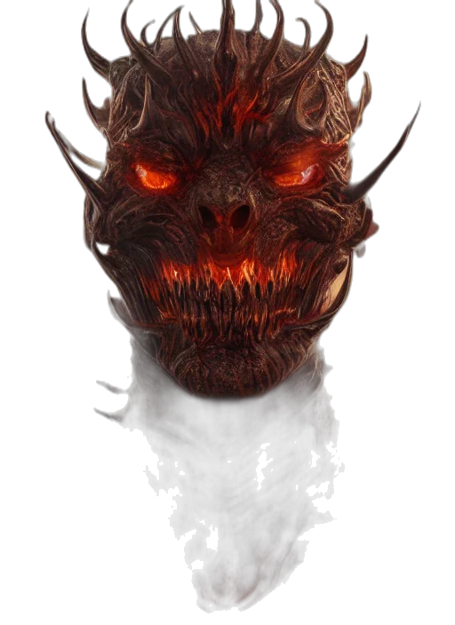 mask, face, dragon, creature transparent PNG cut-out