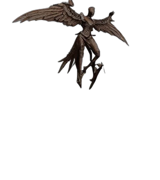 dragon, staff, creature, weapon transparent PNG cut-out