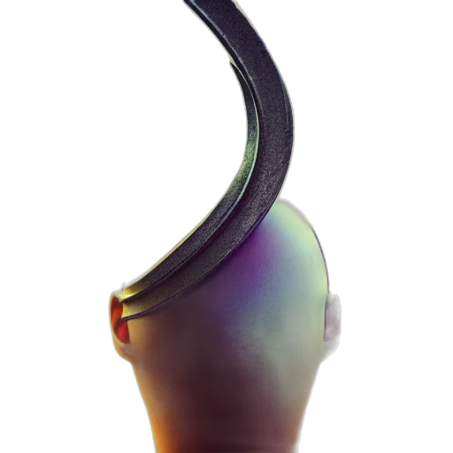 staff, bottle, crown, mask transparent PNG cut-out