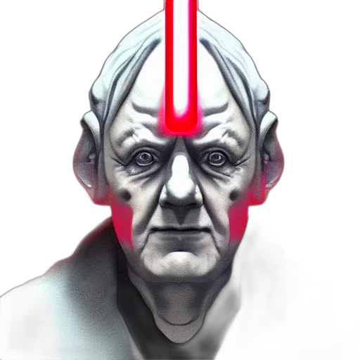 face, staff, mask, concept art transparent PNG cut-out