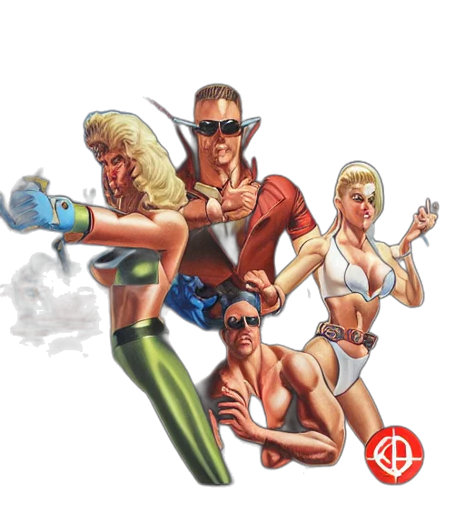 comic book art, concept art, fantasy art, 3d render transparent PNG cut-out