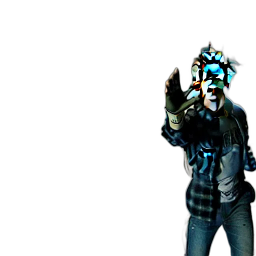 mask, creature, robot, jacket transparent PNG cut-out