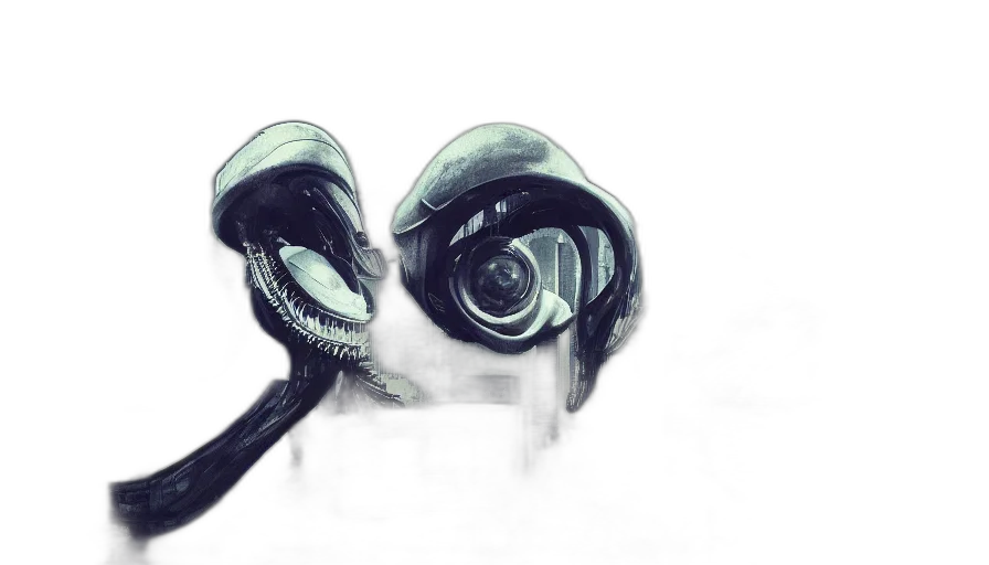 mask, robot, jewelry, weapon transparent PNG cut-out