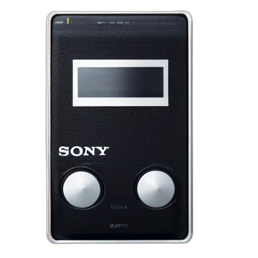 robot, sony, walkman, designed transparent PNG cut-out