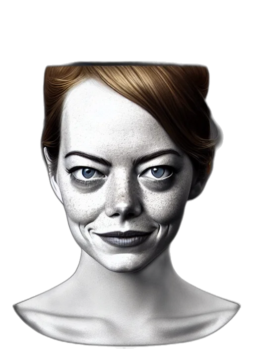 face, mask, crown, creature transparent PNG cut-out