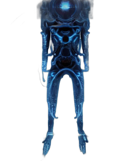 robot, creature, dress, mask transparent PNG cut-out