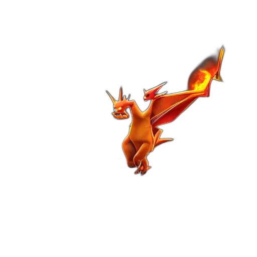 dragon, animal, creature, staff transparent PNG cut-out