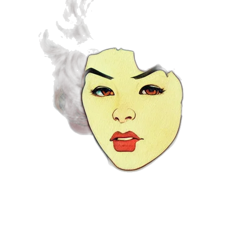 mask, face, jewelry, photorealistic transparent PNG cut-out