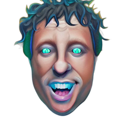 face, mask, creature, concept art transparent PNG cut-out