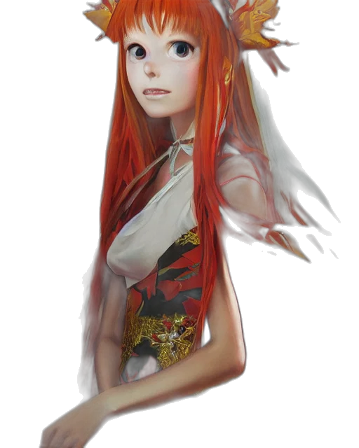dress, crown, face, robot transparent PNG cut-out