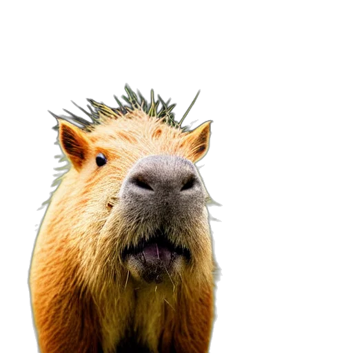 animal, crown, creature, hair transparent PNG cut-out