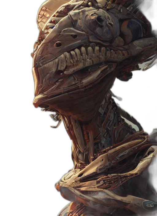 creature, face, mask, dragon transparent PNG cut-out