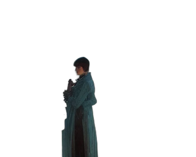 staff, jacket, umbrella, dress transparent PNG cut-out