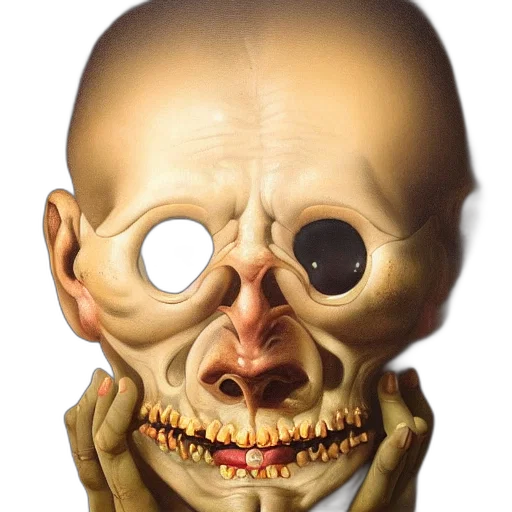 mask, face, jewelry, creature transparent PNG cut-out
