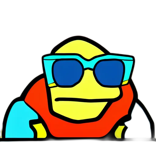 robot, face, staff, jacket transparent PNG cut-out