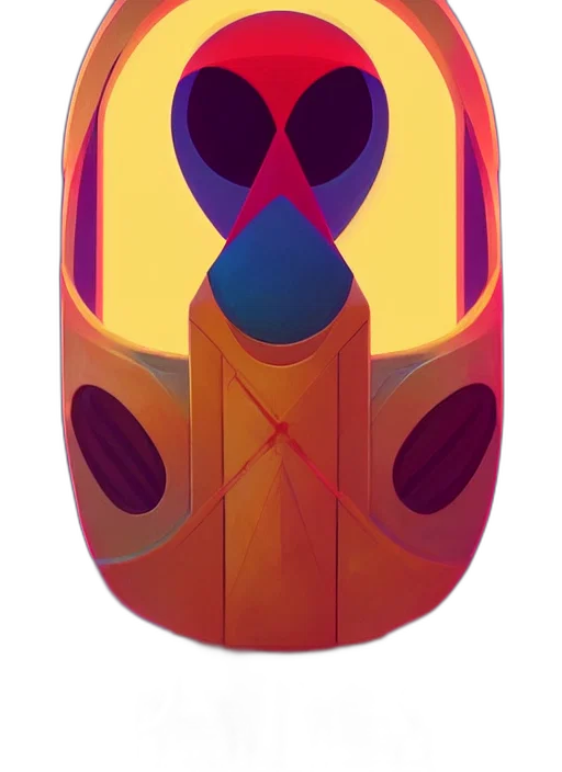 mask, robot, crown, bottle transparent PNG cut-out