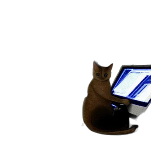 staff, animal, robot, cat transparent PNG cut-out