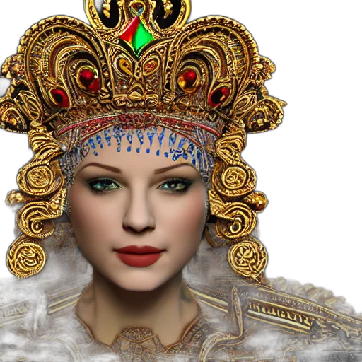 crown, jewelry, mask, photorealistic transparent PNG cut-out