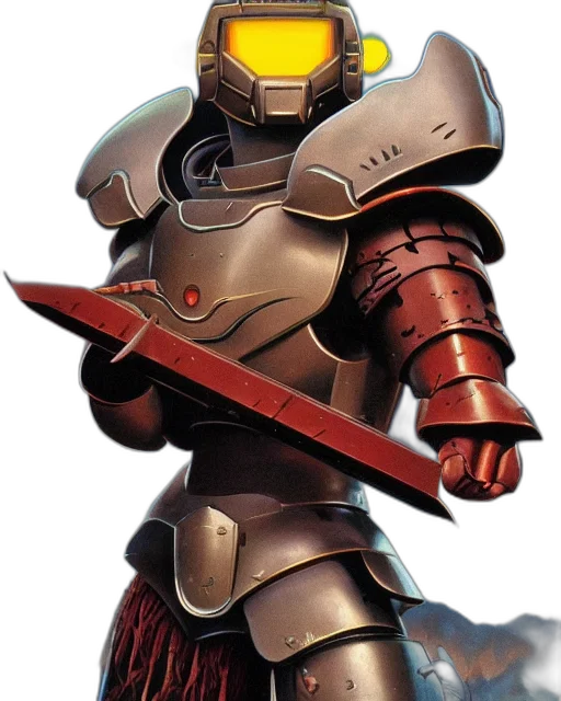 robot, sword, weapon, concept art transparent PNG cut-out