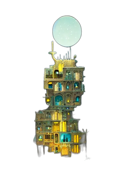 building, robot, furniture, weapon transparent PNG cut-out